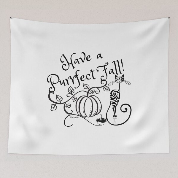Item preview, A Purrfect Fall - White designed and sold by DarkGreenSoul.