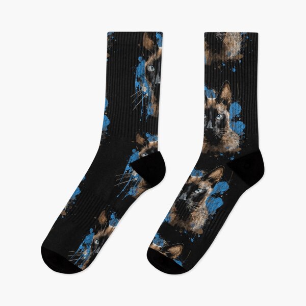 Item preview, A Siamese Blue - Street Art Vintage Distressed Cats designed and sold by GVRDesign.