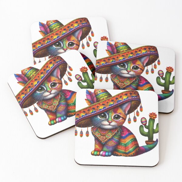 Item preview, Mexican Artisanal Kitten: A Touch of Realism and Tradition "2" designed and sold by PatyCreations.