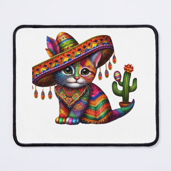 Item preview, Mexican Artisanal Kitten: A Touch of Realism and Tradition "2" designed and sold by PatyCreations.