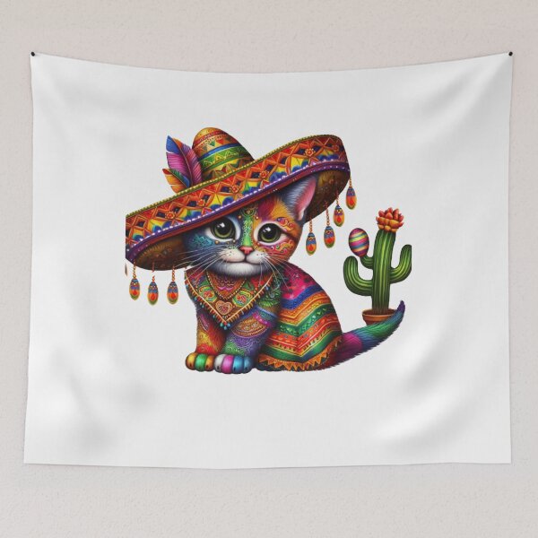 Item preview, Mexican Artisanal Kitten: A Touch of Realism and Tradition "2" designed and sold by PatyCreations.