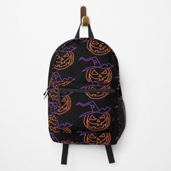 Item preview, Neon Witchy Jack-O-Lantern Pumpkin designed and sold by QuidnuncDesigns.