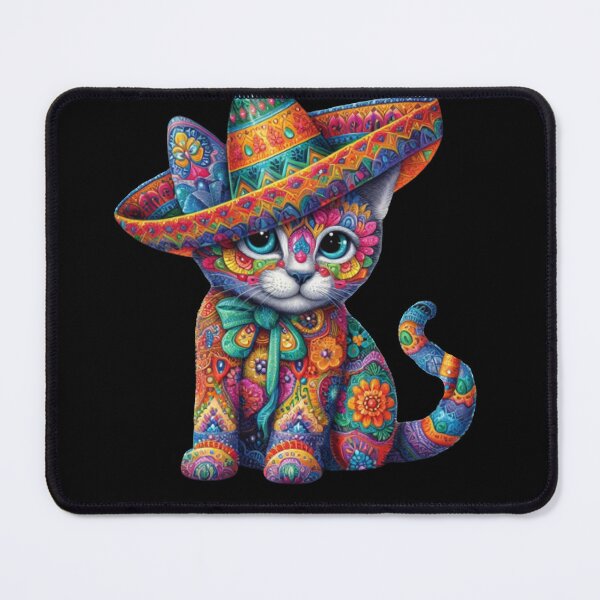 Item preview, Mexican Artisanal Kitten: A Touch of Realism and Tradition "4" designed and sold by PatyCreations.