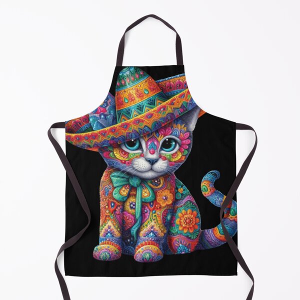 Item preview, Mexican Artisanal Kitten: A Touch of Realism and Tradition "4" designed and sold by PatyCreations.