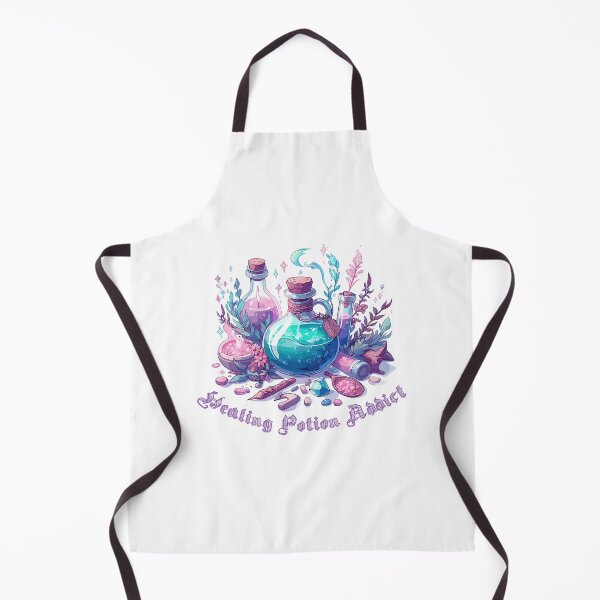 Item preview, Addicted to healing potions, design for role-playing gamers designed and sold by LookByLau.