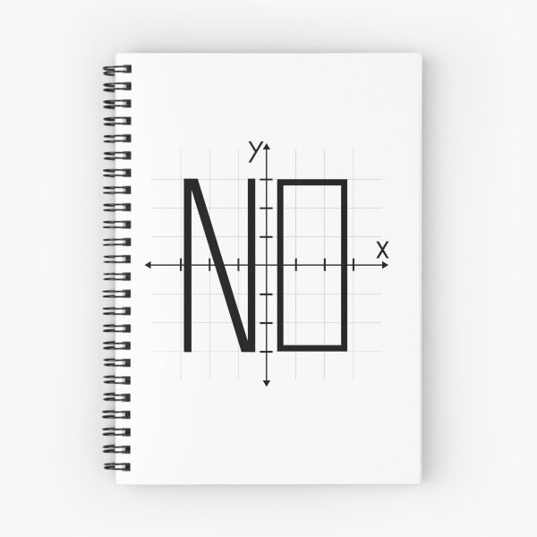 Item preview, Cartesian Plane With NO Sign designed and sold by ICsIcons.