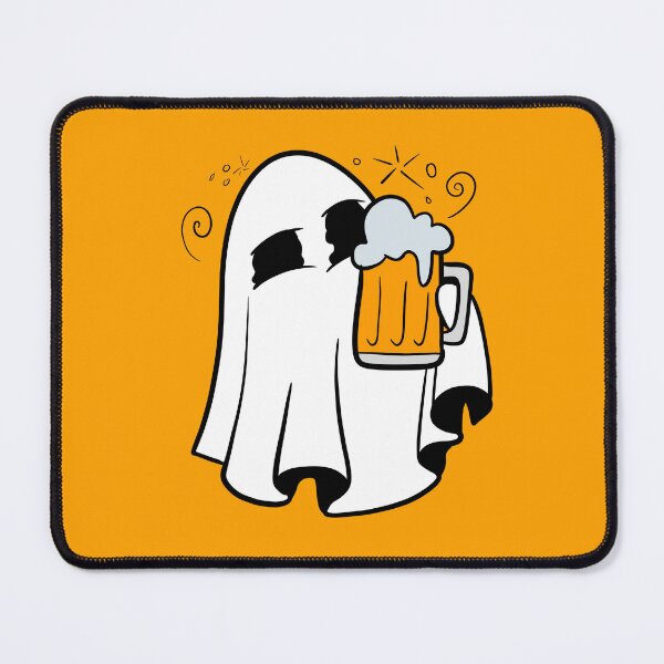 Item preview, Ghost Just Living and Having Fun Drinking designed and sold by Charcoalart.