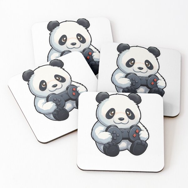 Item preview, Gaming Panda with Controller designed and sold by ArtFromBeyond.