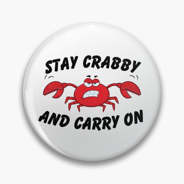 Item preview, Stay Crabby and Carry On designed and sold by SarcastiCrafts.