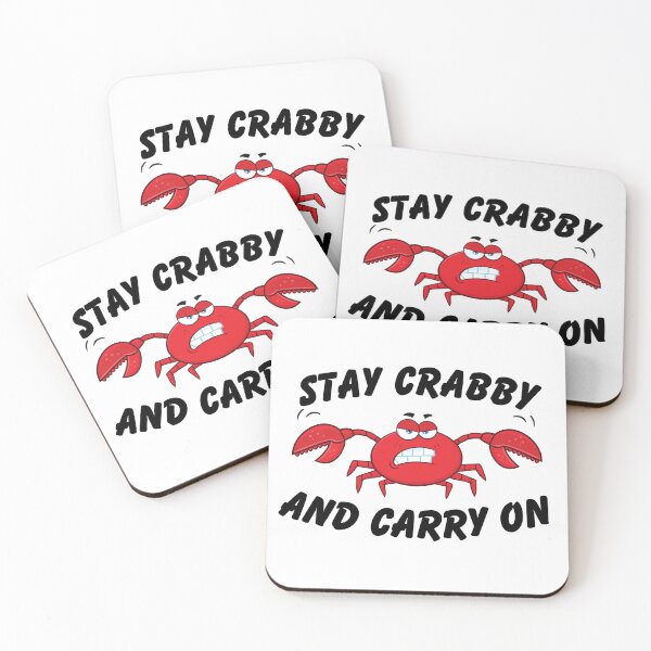 Item preview, Stay Crabby and Carry On designed and sold by SarcastiCrafts.