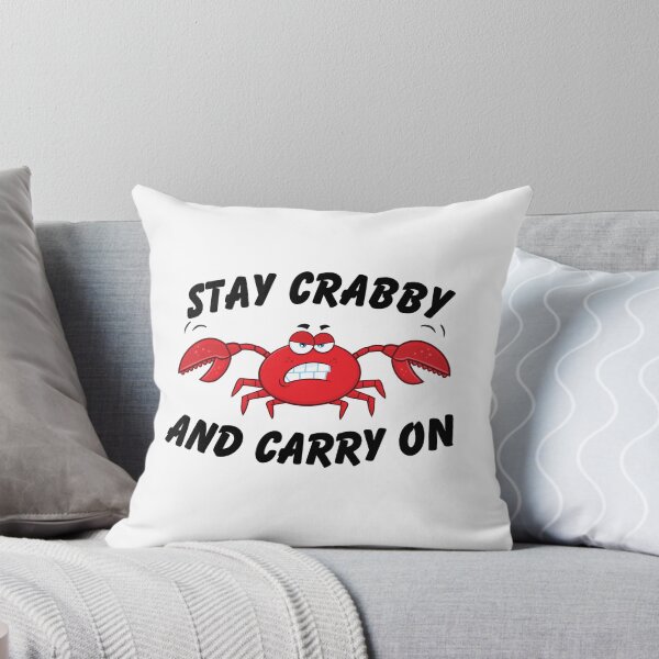 Item preview, Stay Crabby and Carry On designed and sold by SarcastiCrafts.