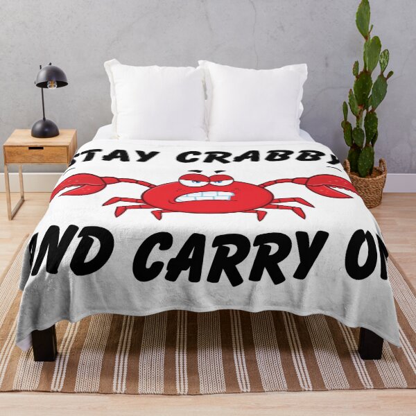 Item preview, Stay Crabby and Carry On designed and sold by SarcastiCrafts.