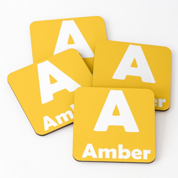 Item preview, Amber Color With Text  designed and sold by JOHNACCO.