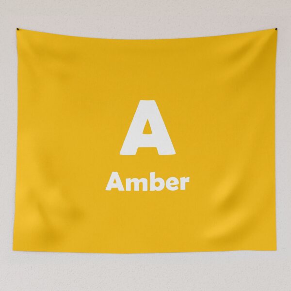 Item preview, Amber Color With Text  designed and sold by JOHNACCO.