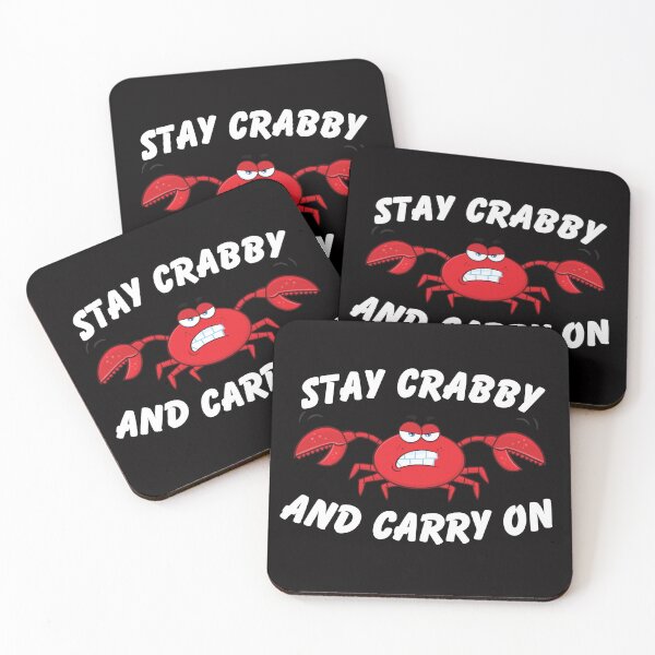 Item preview, Stay Crabby and Carry On designed and sold by SarcastiCrafts.