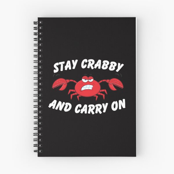 Item preview, Stay Crabby and Carry On designed and sold by SarcastiCrafts.