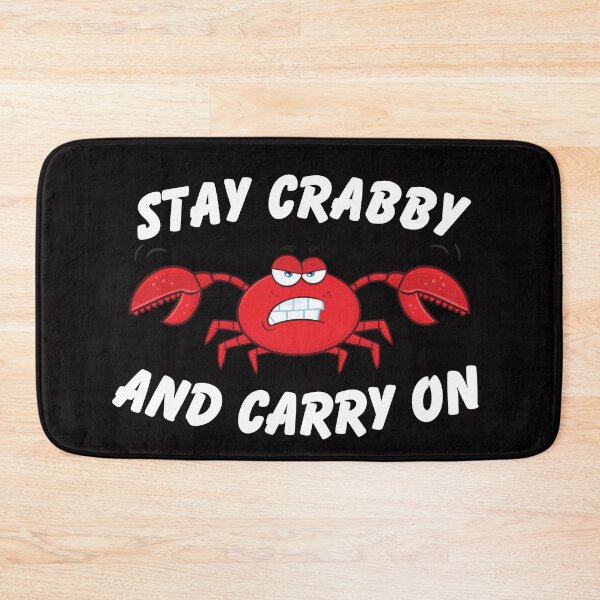 Item preview, Stay Crabby and Carry On designed and sold by SarcastiCrafts.
