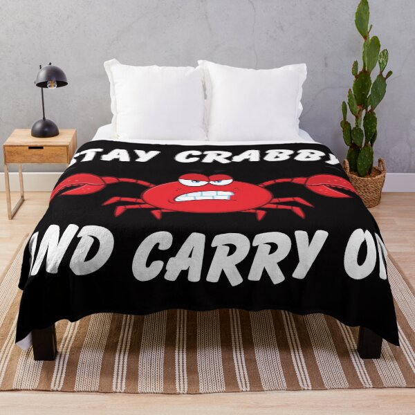 Item preview, Stay Crabby and Carry On designed and sold by SarcastiCrafts.