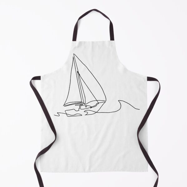 Item preview, Sail boat line art designed and sold by adesignworld.