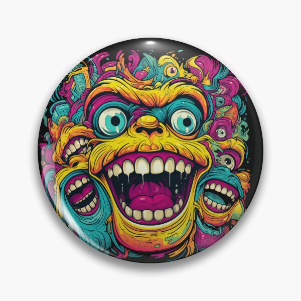 Item preview, Psychedelic Monster Face designed and sold by Skolyak.