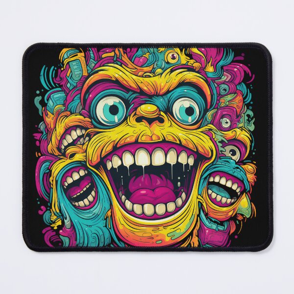 Item preview, Psychedelic Monster Face designed and sold by Skolyak.