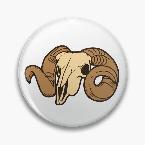 Item preview, Ram Skull designed and sold by draculatorsoup.