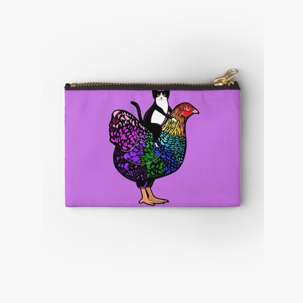 Item preview, Rainbow Chicken Ride designed and sold by KilkennyCat Art.