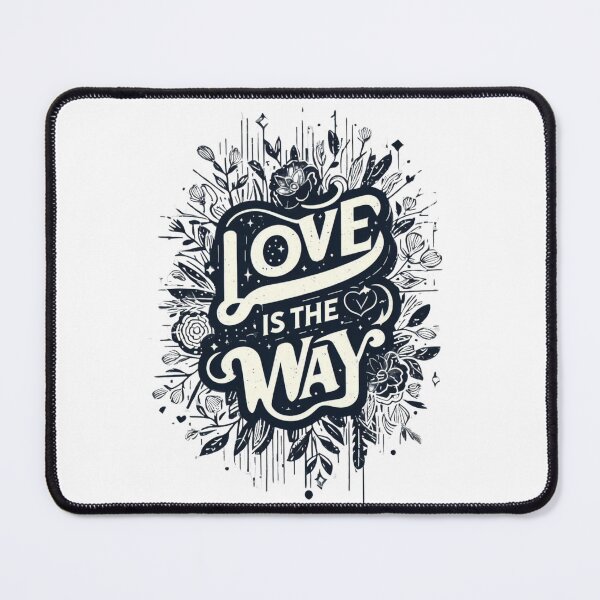 Item preview, Awesome splash of Flowers with words "Love is the way"  designed and sold by Mr7Williams.