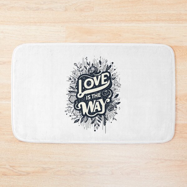 Item preview, Awesome splash of Flowers with words "Love is the way"  designed and sold by Mr7Williams.