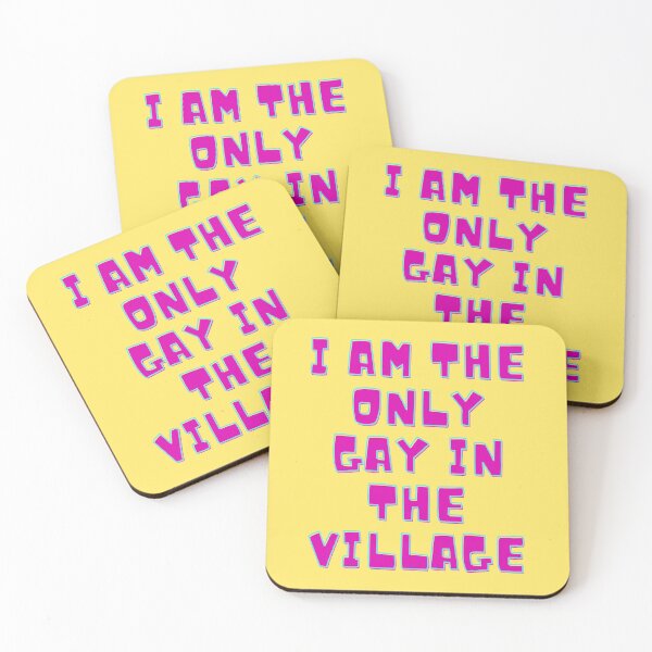 Item preview, Little Britain I am The Only Gay in the Village Yellow Version designed and sold by beddreams.