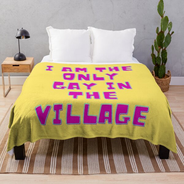Item preview, Little Britain I am The Only Gay in the Village Yellow Version designed and sold by beddreams.