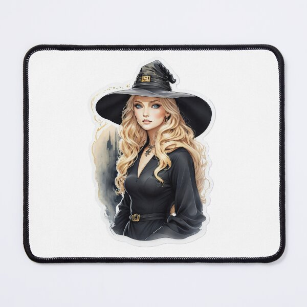 Item preview, Blond witch - Watercolour - Halloween designed and sold by WhiteUnicorn95.