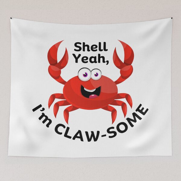 Item preview, Shell Yeah, I'm Claw-Some designed and sold by SarcastiCrafts.