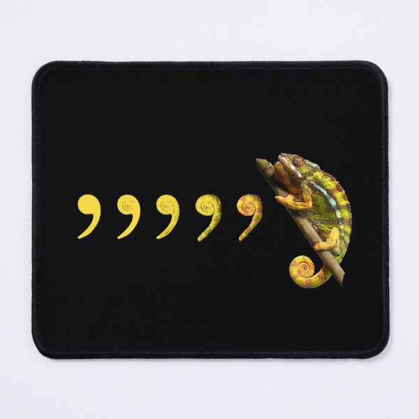 Item preview, Comma, Comma, Chameleon! (on black) designed and sold by Groenendijk.