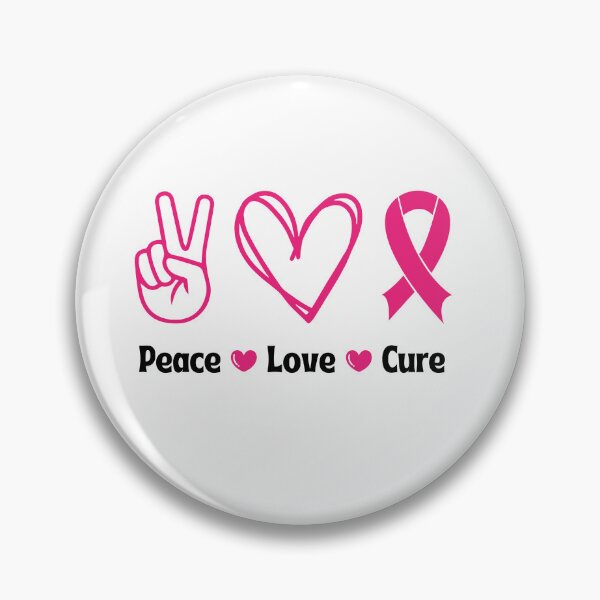 Item preview, Peace Love Cure Breast Cancer Awareness designed and sold by x4e-designs.