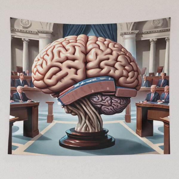 Item preview, A Brain In Government designed and sold by KoliBabb.