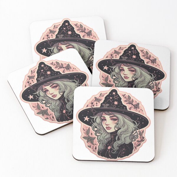 Item preview, Cute Witch Floral designed and sold by Genoslugcs.