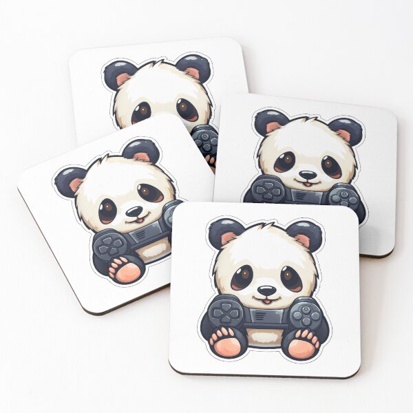 Item preview, Gaming Panda with Controller designed and sold by ArtFromBeyond.