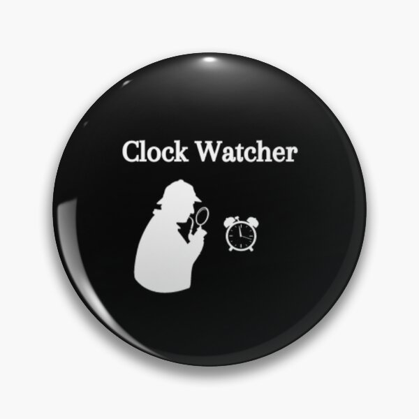 Item preview, Clock watcher t-shirt designed and sold by HorologyHaven.
