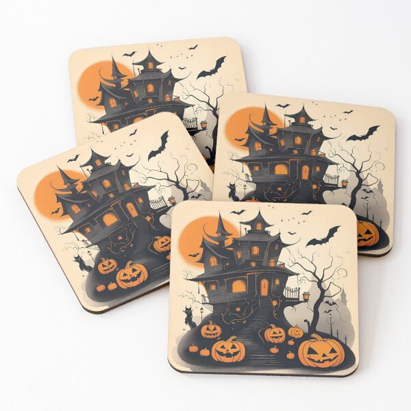 Item preview, house halloween designed and sold by TheDragonsOfMe.