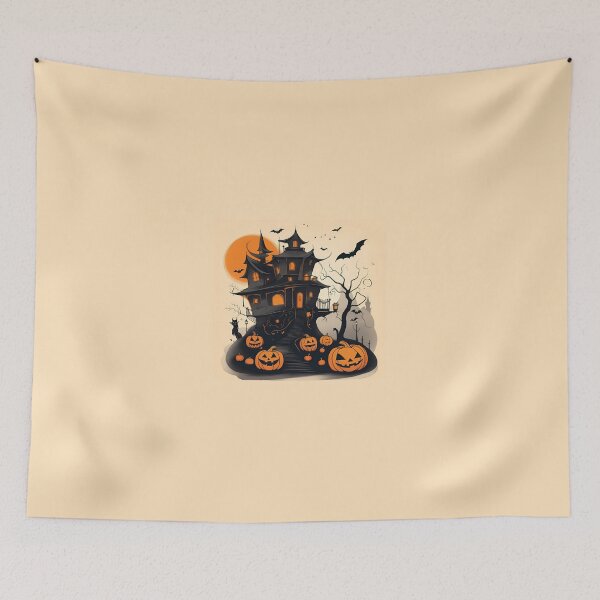 Item preview, house halloween designed and sold by TheDragonsOfMe.