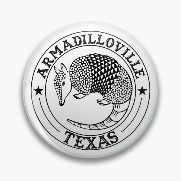 Item preview, Armadilloville, TX Round designed and sold by Trulytexas.
