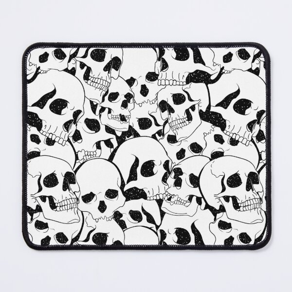 Item preview, Skulls Pattern (black) designed and sold by Sarya Art.
