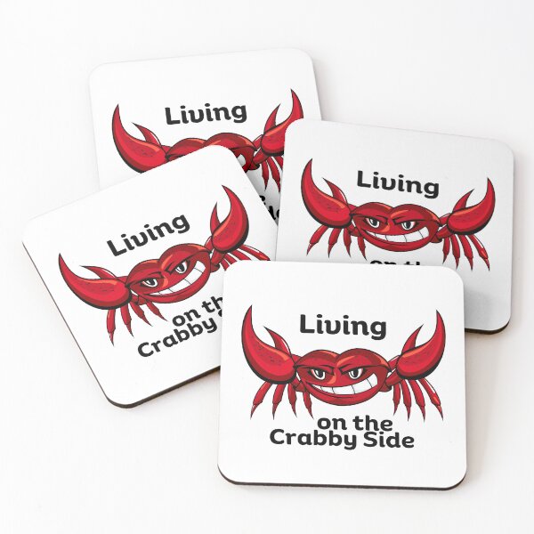 Item preview, Living on the Crabby Side designed and sold by SarcastiCrafts.