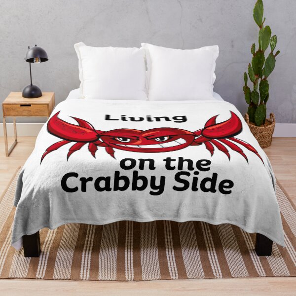 Item preview, Living on the Crabby Side designed and sold by SarcastiCrafts.
