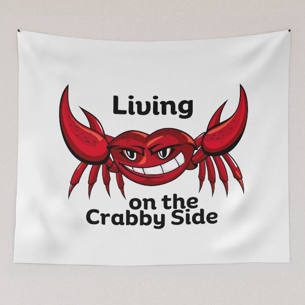 Item preview, Living on the Crabby Side designed and sold by SarcastiCrafts.