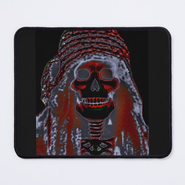 Item preview, Skeleton face gray and scarlet designed and sold by MegsSD.