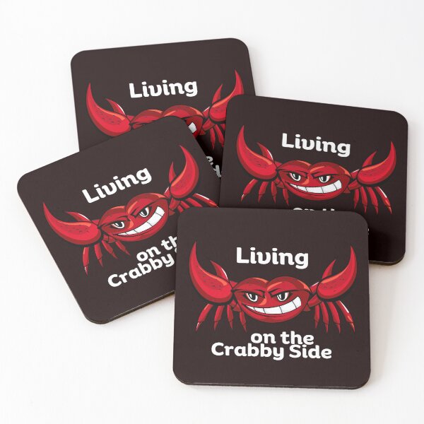 Item preview, Living on the Crabby Side designed and sold by SarcastiCrafts.