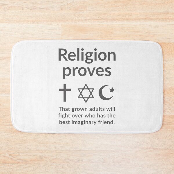 Item preview, religion proves adults will fight over who has the best imaginary friend designed and sold by Rachel the Artist .
