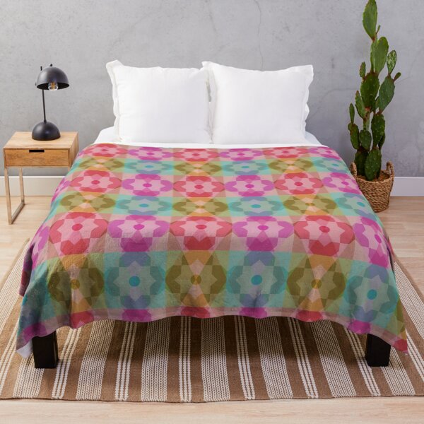 Item preview, Mod Flower Squares designed and sold by Stephanie McRae.